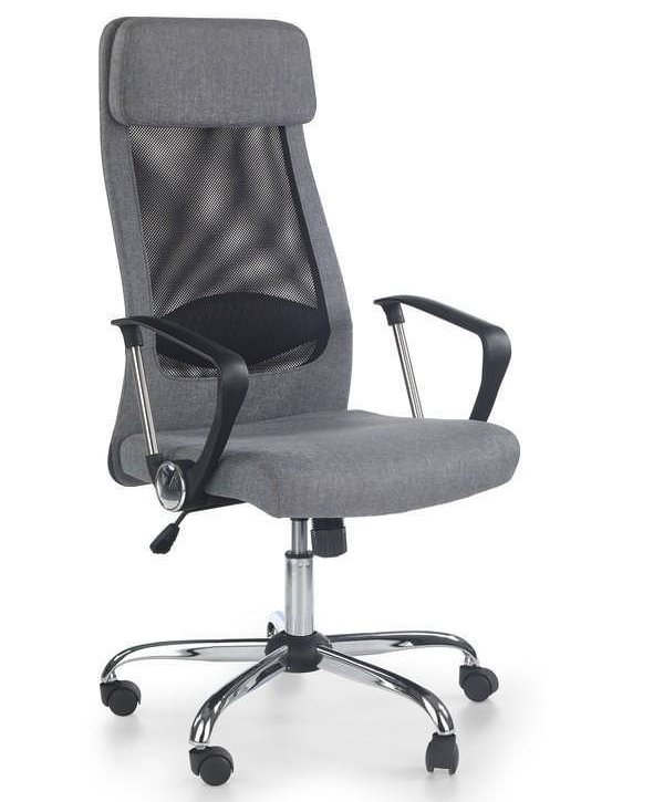 Кресло компьютерное Halmar ZOOM (черно-серый)