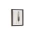 Картина Anaisa в белом цвете с черной вертикальной полосой 30 х 40 см