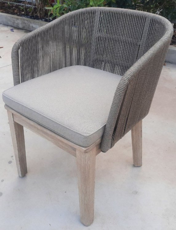 Кресло деревянное плетеное Flores TAG/RADS-129