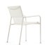 Алюминиевый стул Zaltana для улицы с матовой белой окраской