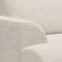 Двухместный белый диван Karin с ножками из массива бука 210 см