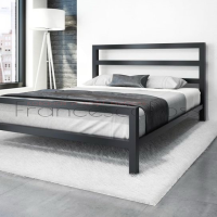Кровать в стиле Лофт «Аристо», 200х160см Серая