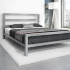 Кровать в стиле Лофт «Аристо», 200х160см Серая