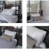 Белая кровать в стиле Лофт Аристо,  NEW 200х120см