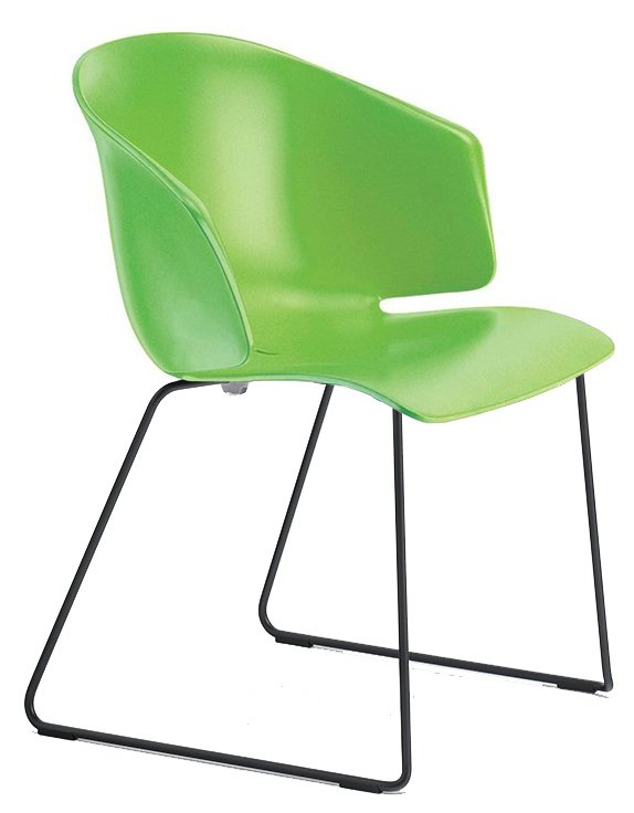 Кресло пластиковое Grace зеленое 015/411VE/NE