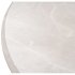Стол Абилин 90 мрамор светло-серый / белый матовый