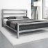 Серая кровать в стиле Лофт «Аристо», NEW  200х90см