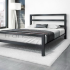 Серая кровать в стиле Лофт «Аристо»,  NEW 200х160см