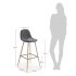 Барный стул Nilson темно-серый CC0276J15