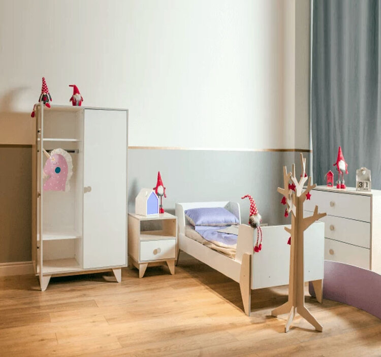 Детская комната "Line" с одноярусной кроватью