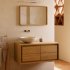 Мебель для ванной Kenta из массива тика с натуральной отделкой, 90 х 45 см