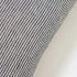 Чехол для подушки Idaira из 100% льна в черно-белую полоску 45 х 45 см