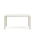 Алюминиевый уличный стол Culip с порошковым покрытием белого цвета 150 х 77 см