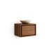 Мебель для ванной Kenta из массива тика с ореховой отделкой, 60 х 45 см