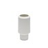 Маленькая керамическая ваза Estartit белого цвета 27,5 см