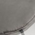 Круглая бархатная подушка на стул Rimca светло-серая 35 см