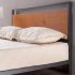 Кровать в стиле лофт Шелби 1.8 черная