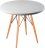 Стол Eames woodR brushed silver