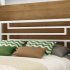 Кровать в стиле лофт Сорренто 1.8 белая