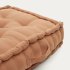 Напольная подушка Besalu 100% коричневый хлопок 60 х 60 см