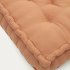 Напольная подушка Besalu 100% коричневый хлопок 60 х 60 см