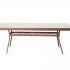 "Латте" плетеный стол из искусственного ротанга, цвет коричневый 160х90см