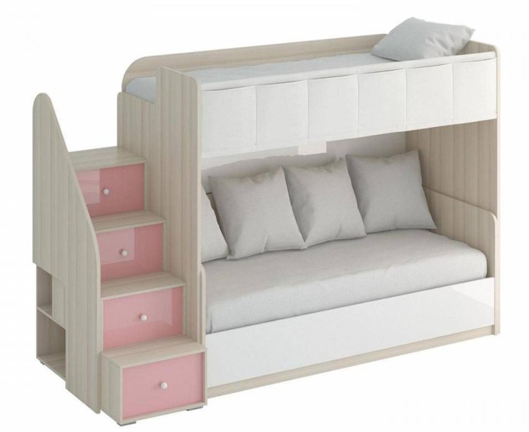 Двухъярусная кровать Play 3 для девочек 342385