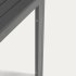 Уличный стол Sirley из черного алюминия 70 х 70 см