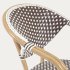 Кресло уличное Marilyn из алюминия и коричневого синтетического ротанга