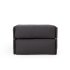 Пуф со спинкой Square темно-серого цвета для садового модульного дивана 101 x 101 см