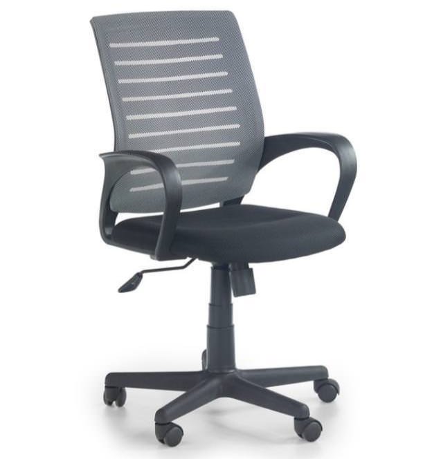 Кресло компьютерное Halmar SANTANA (черный/серый)