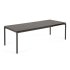 Раздвижной алюминиевый стол для улицы Zaltana с матовой черной отделкой 180 (240) х 100 см