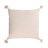Розовый чехол для подушки из хлопка льна Eirenne 45 х 45 см