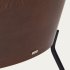 Кресло Eamy светло-коричневое из шпона ясеня с отделкой венге