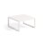 Столик для улицы Comova из белого алюминия 60 х 60 см