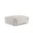 Пуф квадратный Square 101 х 101 см, светло-серый, белый алюминий, для садового модульного дивана