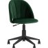 Кресло компьютерное Логан велюр зелёный