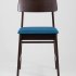 Комплект из двух стульев | ODEN мягкая тканевая синяя обивка