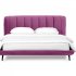 Кровать Amsterdam 200х180 фиолетовая 583437