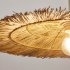 Gualta natural fiber ceiling lamp in a natural finish, Г? 50 cm
