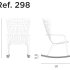 Комплект полозьев для кресла-качалки Kit Folio Rocking  003/4029816000