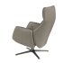 Вращающееся кресло 5092/KF-A001-M5655 кожаное с откидной спинкой