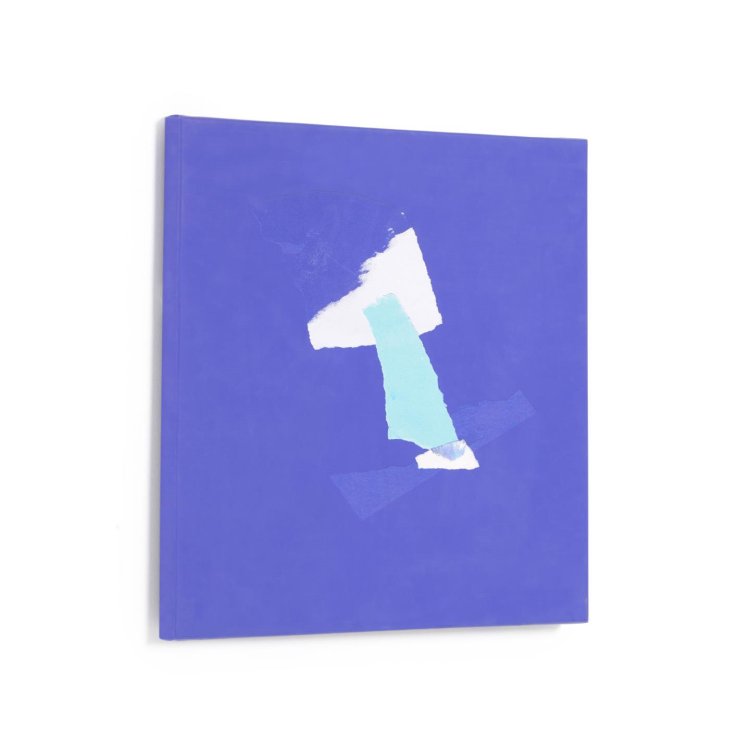 Синяя абстрактная картина Zoeli 50 х 50 см