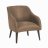 Кресло Lobby темно-коричневое с ножками в отделке венге