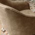 Кресло Lobby темно-коричневое с ножками в отделке венге