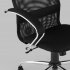 Кресло компьютерное Сеймур сетка черный крестовина хром