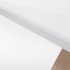 Стол Quatre 160(260) x 100 см ясень, матовый белый