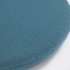 Круглая подушка для стула Biasina из 100% шерсти синего цвета 35 см
