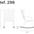 Комплект полозьев для кресла-качалки Kit Folio Rocking 003/4029810000
