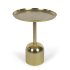 Приставной столик Adaluz из металла золотого цвета 37 см